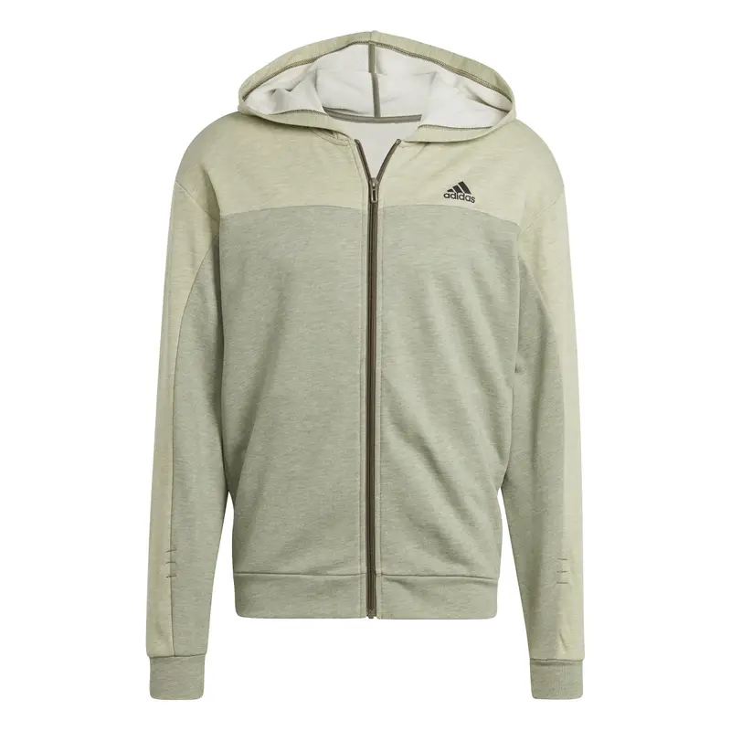 Adidas Felpa con zip a cappuccio Vert