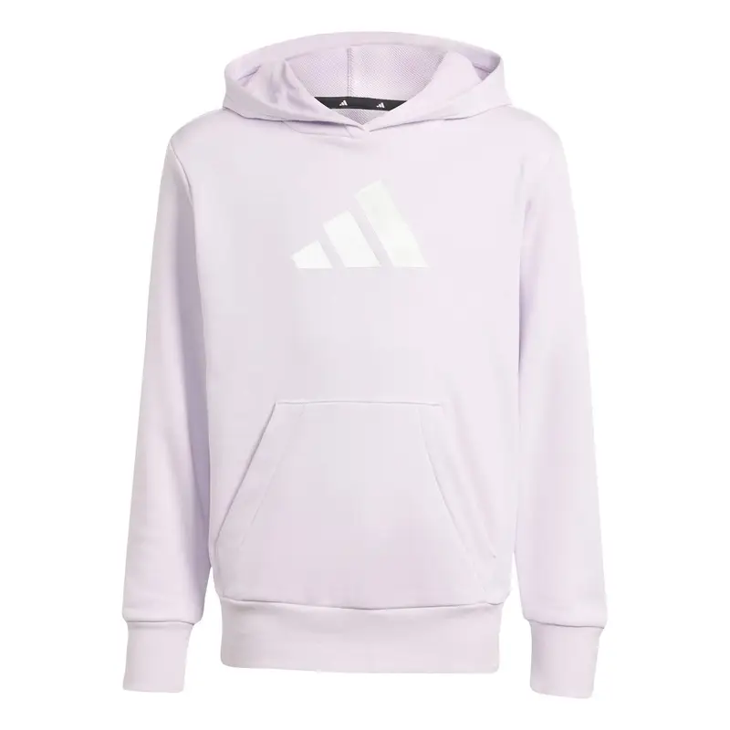 Adidas Felpa da bambina con cappuccio Glam Graphic Violet