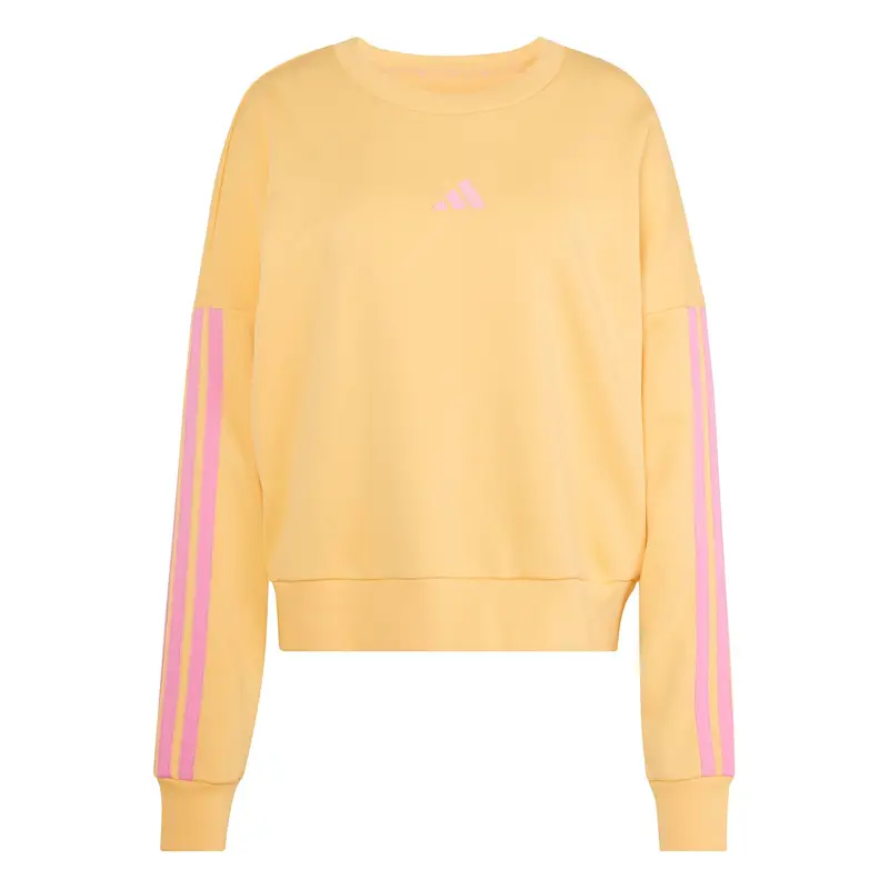 Adidas Maglia donna Essentials 3-Stripes French Terry arancione