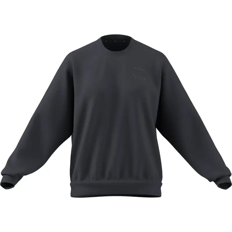 Adidas Felpa da donna Studio Crew Auon 3-Stripes Gris