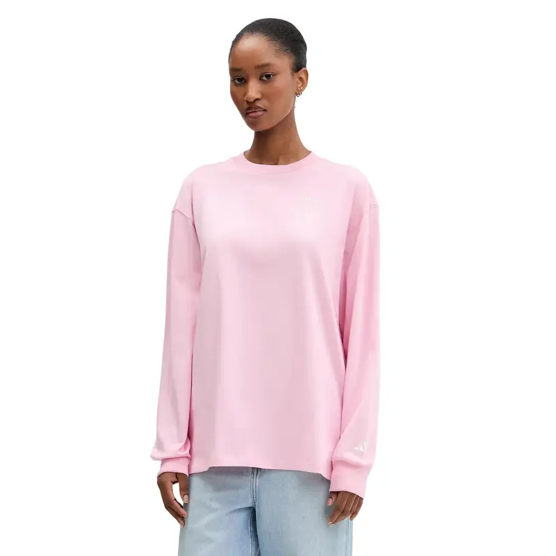 Adidas Felpa da donna Studio GFX 3-Stripes Rose