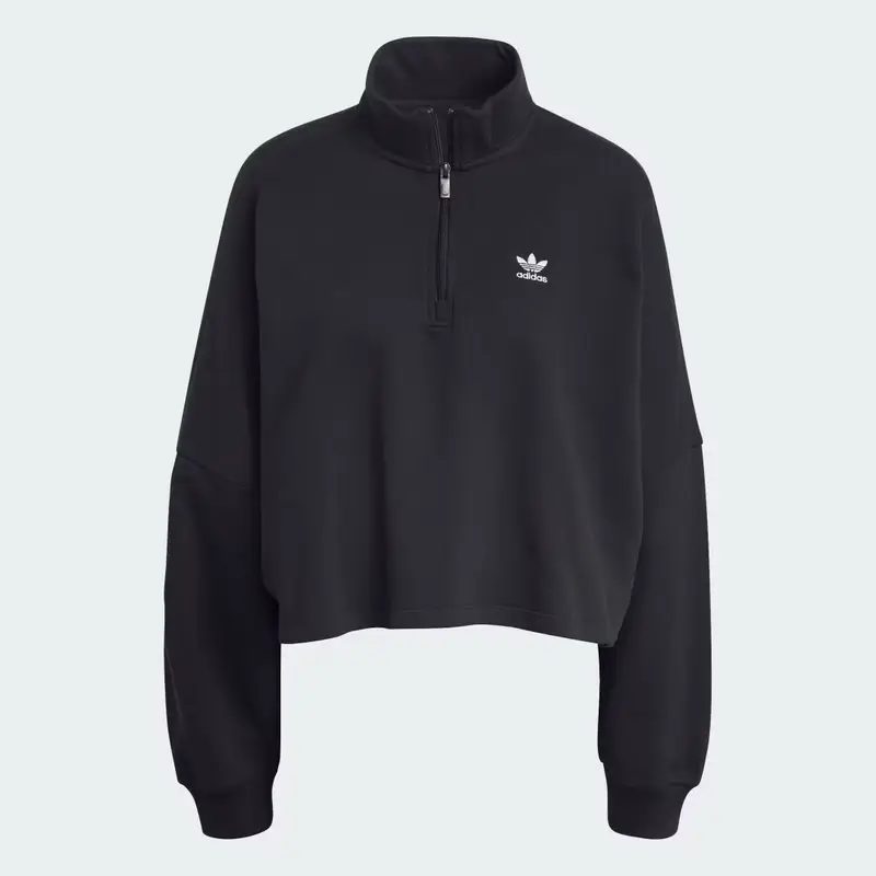 Adidas Felpa Essentials French Terry 1/2 Zip Black