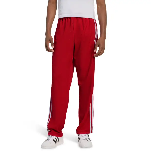 Adidas Firebird Uomo - Pantaloni Rosso - Mesh Red