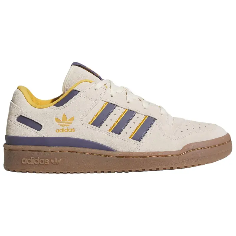 Adidas Forum Low Cl Bianco Meraviglia/Viola Preloved/Giallo Preloved Sneakers Unisex JQ2655 38⅔