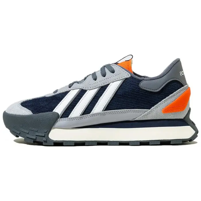 Futro Mixr Grigio Ombra Blu Navy Sneakers Unisex Grigio-Due Calzature-Bianco HP9825 36