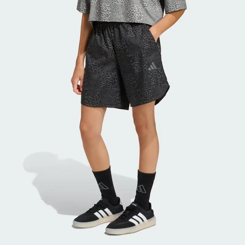 Adidas FUTURE ICONS ALLOVER PRINTED SHORTS Black