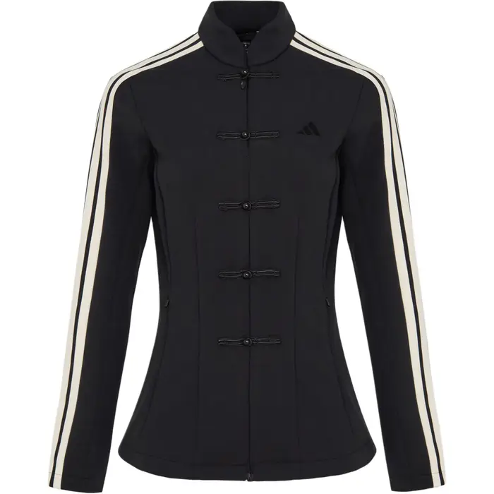 FW25 Samuel Gui Yang Co-Creato Spacer Nuovo Stile Cinese Casual A Righe Sport Giacca a Maniche Lunghe Giacca Donna HY2130 XL