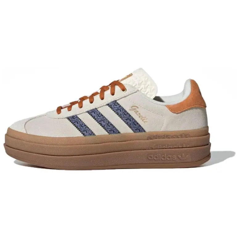 Adidas Gazelle Bold Crema Viola Orb Floreale Sneakers da Donna Bianco-Crema Indaco Notte JQ0955 35⅔