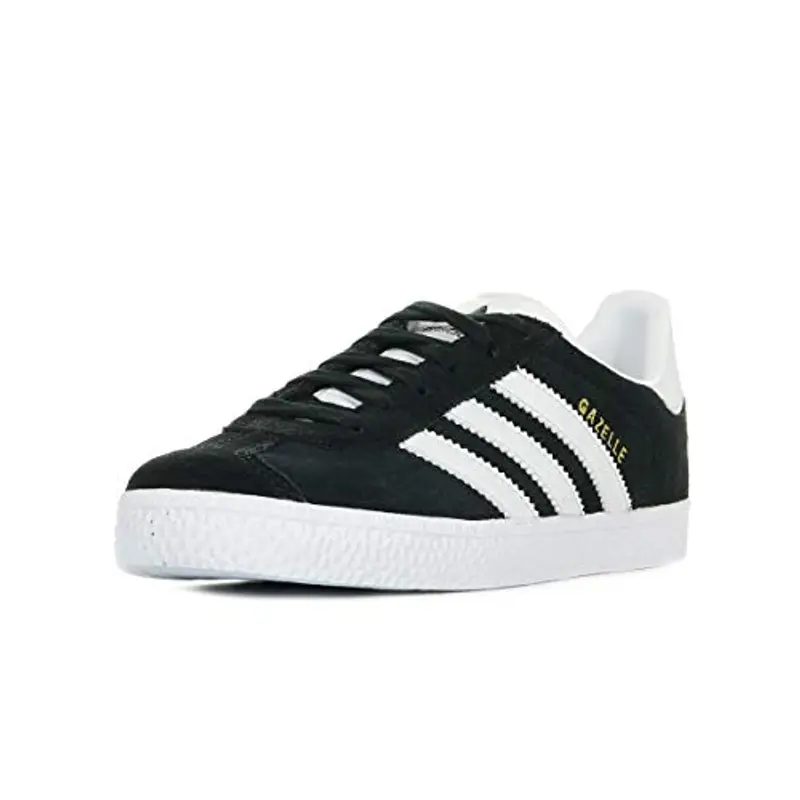 adidas Gazelle C, Sneakers Unisex - Bambini e Ragazzi, Nero (Core Black/Ftwr White/Gold Metallic), 29 EU
