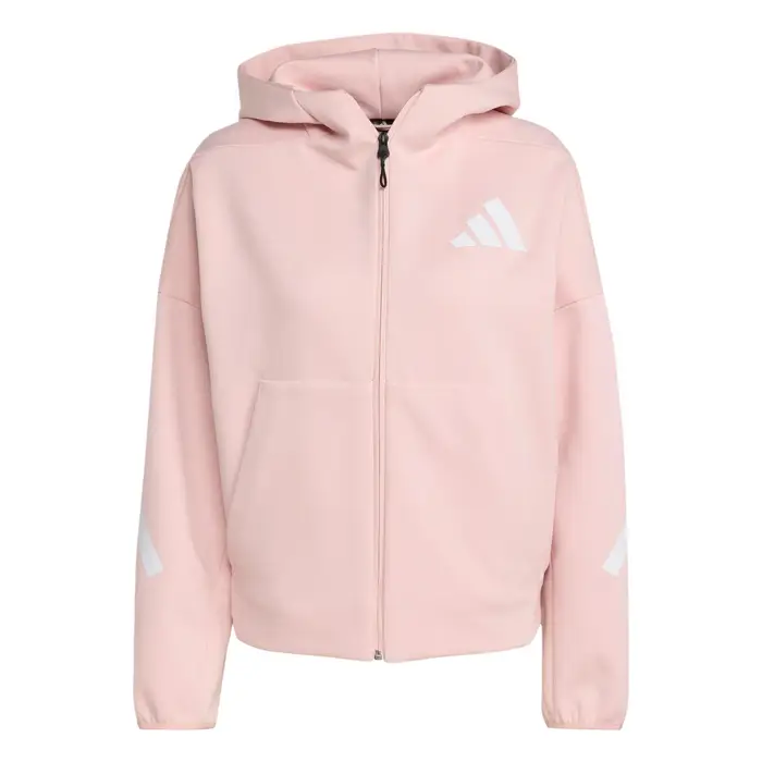Giacca a Maniche Lunghe con Cappuccio e Zip Adidas Serie True Healing Vestibilità Ampia Donna Giacche KC7905 S