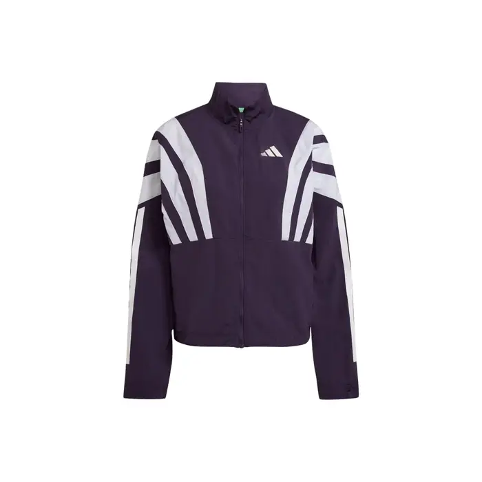 Giacca a maniche lunghe da running Adidas Adizero con logo e zip da donna JY6994 L