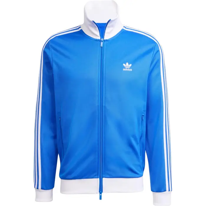 Giacca a maniche lunghe slim fit con colletto a zip Adidas Originals Uomo Giacca Blu KA0840 XL