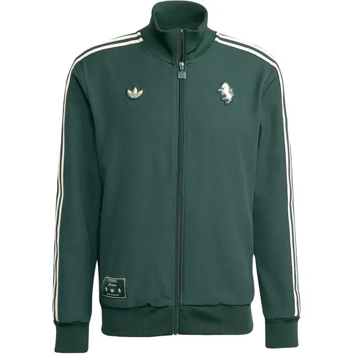 Giacca a righe con zip e colletto alla coreana sportiva Adidas Originals Juventus da uomo JM9449 XS