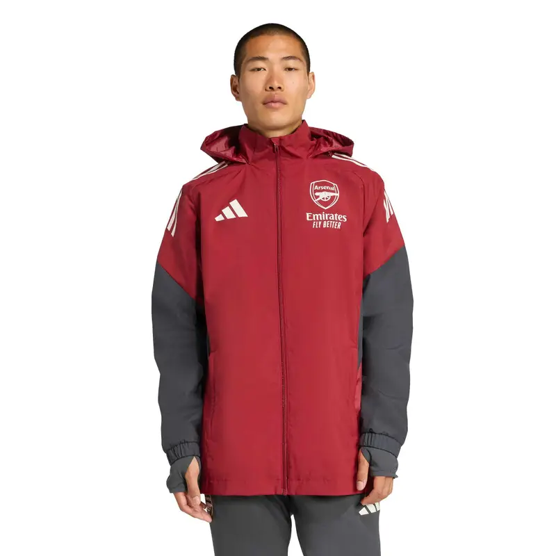Adidas Giacca a vento da esterno Arsenal 2025/26 Rouge