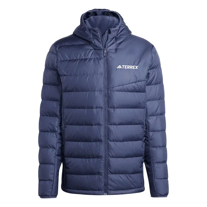 Giacca con cappuccio leggera Adidas Terrex unisex per adulti L blu scuro