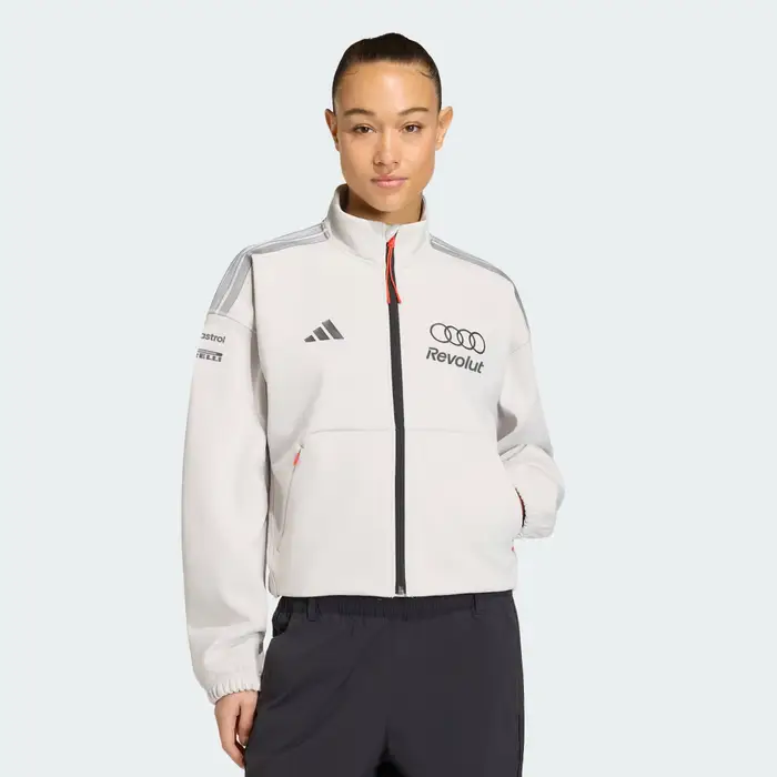 Adidas GIACCA DA ALLENAMENTO AUDI REVOLUT F1 TEAM ENGINEERS & MARKETING Chalk Pearl