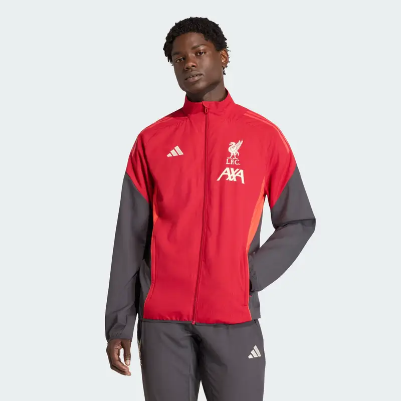 Adidas Giacca da rappresentanza Liverpool FC Tiro 25 Competition Strawberry Red