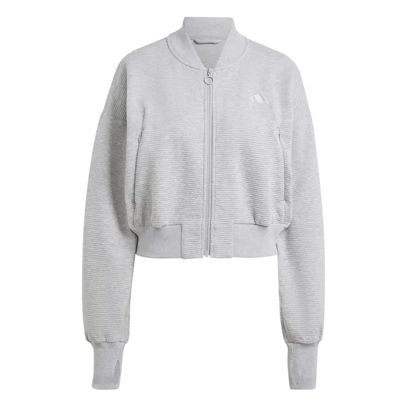 Adidas Giacca da Tuta a coste da donna All Szn Gris