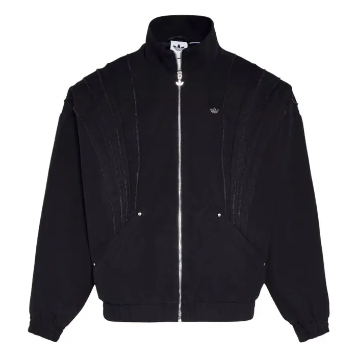 Giacca da uomo Adidas Originals Santiago tinta unita con zip e colletto KR2619 S