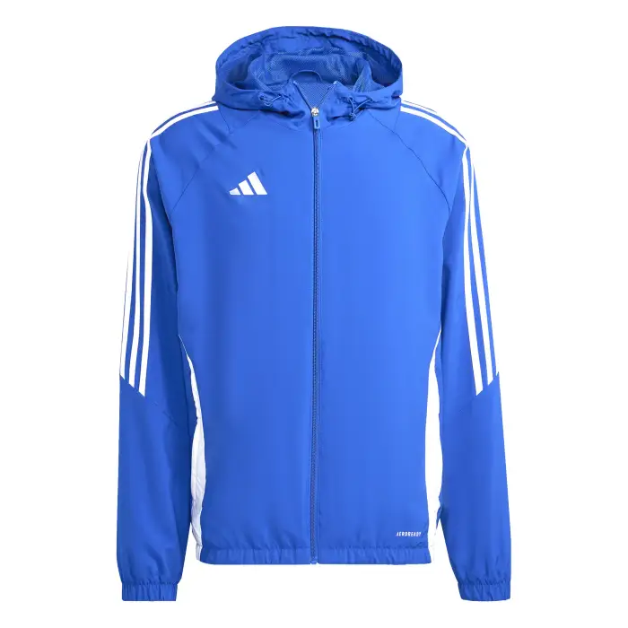 Giacca impermeabile Adidas Tiro 24 Bleu