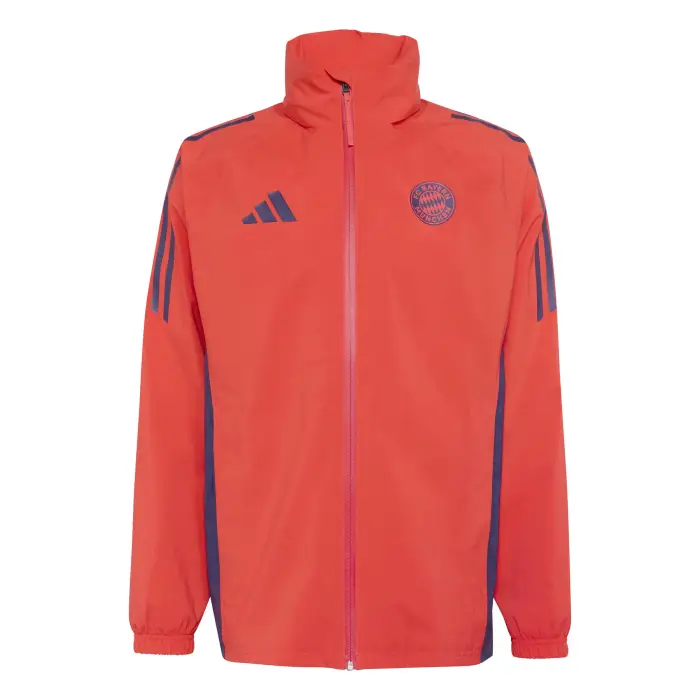 Adidas Giacca impermeabile Bayern Monaco Tiro 25 Rouge