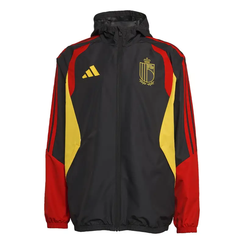 Adidas Giacca impermeabile Belgio Tiro Coupe du Monde 2026 Noir