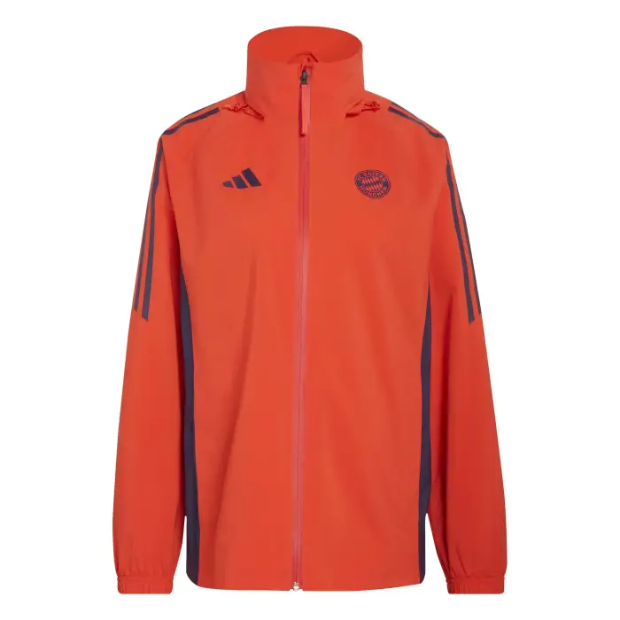 Adidas Giacca impermeabile donna Bayern Monaco Tiro 24 Rouge