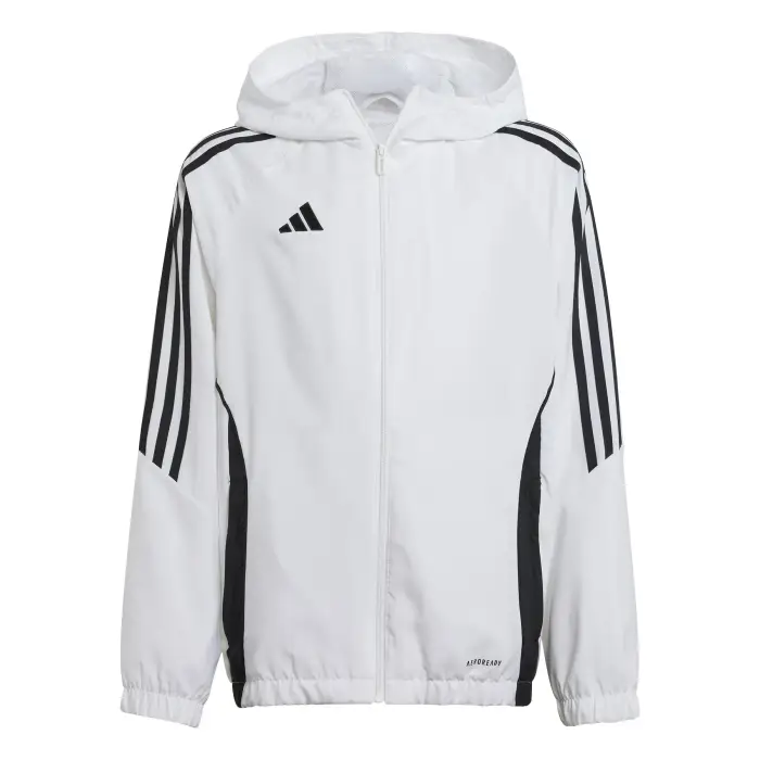 Giacca impermeabile per bambini Adidas Tiro 24 Blanc