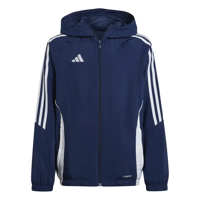 Giacca impermeabile per bambini Adidas Tiro 24 Bleu