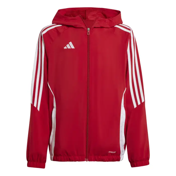 Giacca impermeabile per bambini Adidas Tiro 24 Rouge