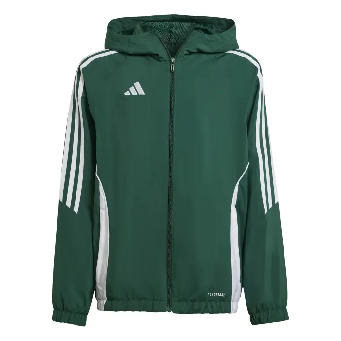 Giacca impermeabile per bambini Adidas Tiro 24 Vert