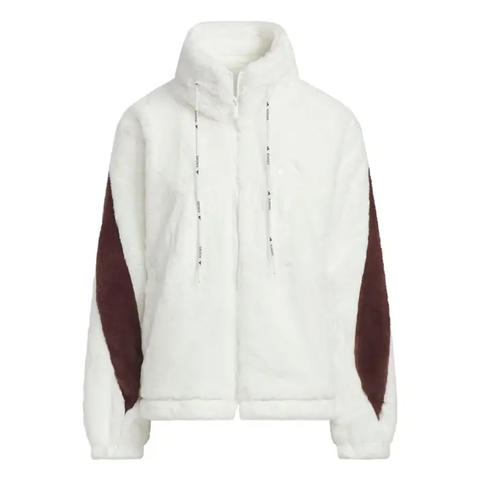 Giacca in Pelliccia Sintetica Adidas Confortevole Calda Giacca con Collo Alto da Donna KC0079 M