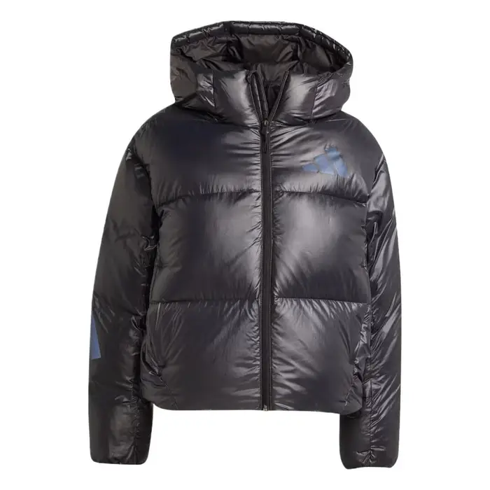 Giacca in piumino Adidas Zne tinta unita minimalista con cappuccio, delicata sulla pelle, da donna Giacche JL6907 L