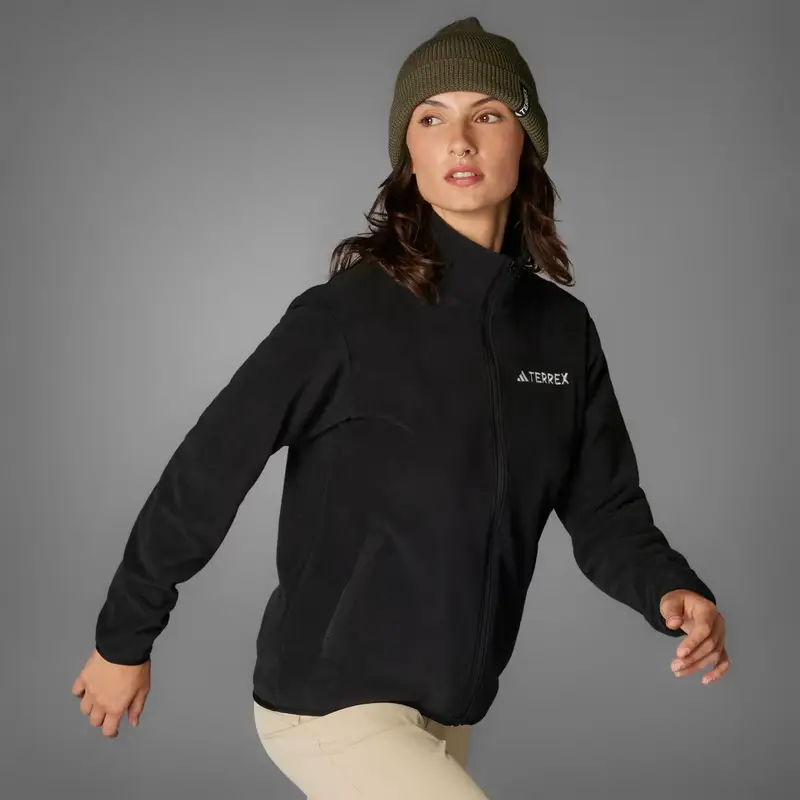 Adidas Giacca Multi Essentials Full-Zip Fleece Black