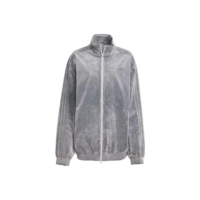 Giacca sportiva a maniche lunghe Adidas Originals Firebird in twill spazzolato a vestibilità ampia da donna JW7330 M
