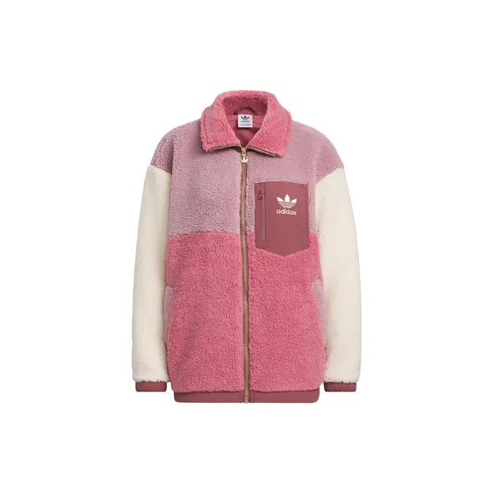 Giacca Sportiva Adidas Originals Trifoglio Giuntata Donna Capispalla Rosa Rock IN0988 L