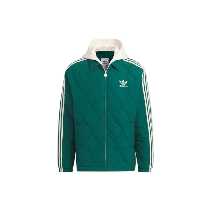 Giacca Sportiva Classica Adidas Originals da Uomo Giacca Verde Foresta IW6285 XS