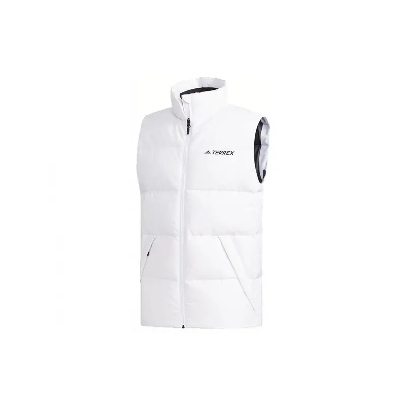 Adidas Gilet Imbottito Xplr Colore Unico Gilet Sportivo Imbottito Uomo Gilet Bianco FJ9227