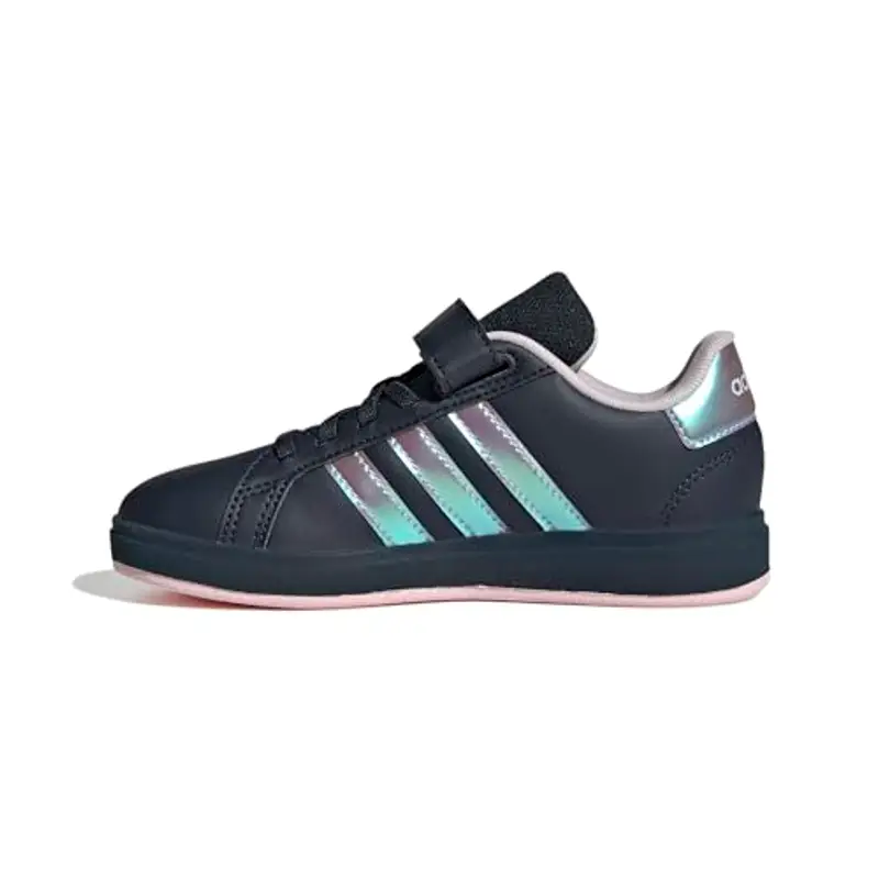 adidas Grand Court 2.0 Shoes Children, Scarpe da Tennis, AURINK/IRIDESCEN/CLEARPINK, 29 EU