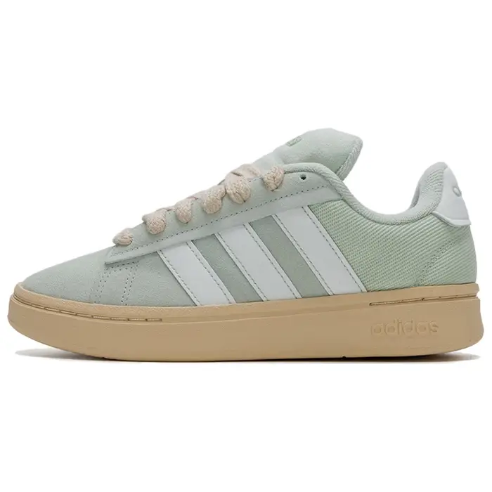 Grand Court Alpha 00S Tessuto Pelle Sintetica Comode Versatili Sneakers Basse Sneakers Donna Verde Chiaro IH1350 38⅔