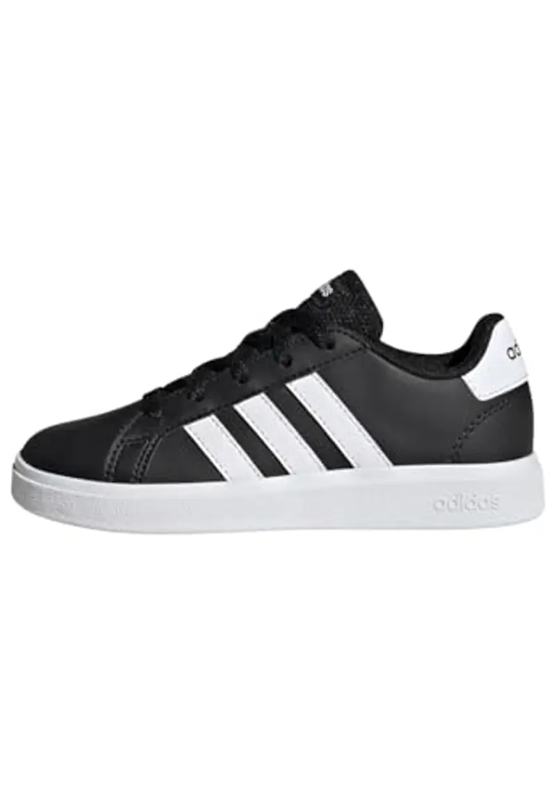 adidas Scarpe Grand Court per bambini e ragazzi, Core Black Cloud White, 2/3 EU