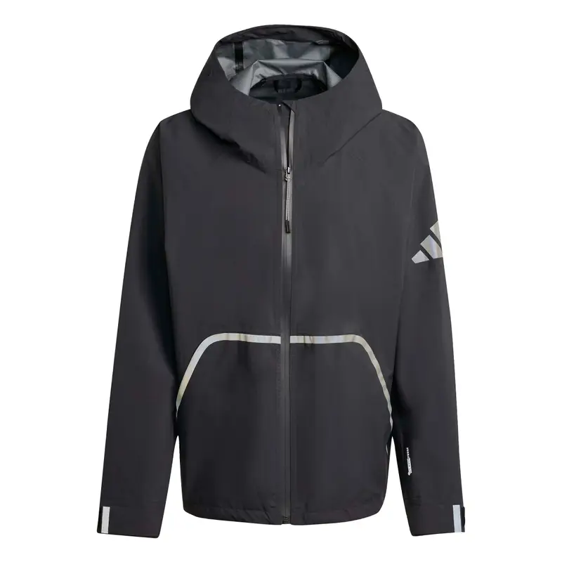 Impermeabile con cerniera con cappuccio adidas Myshelter Climaproof Noir