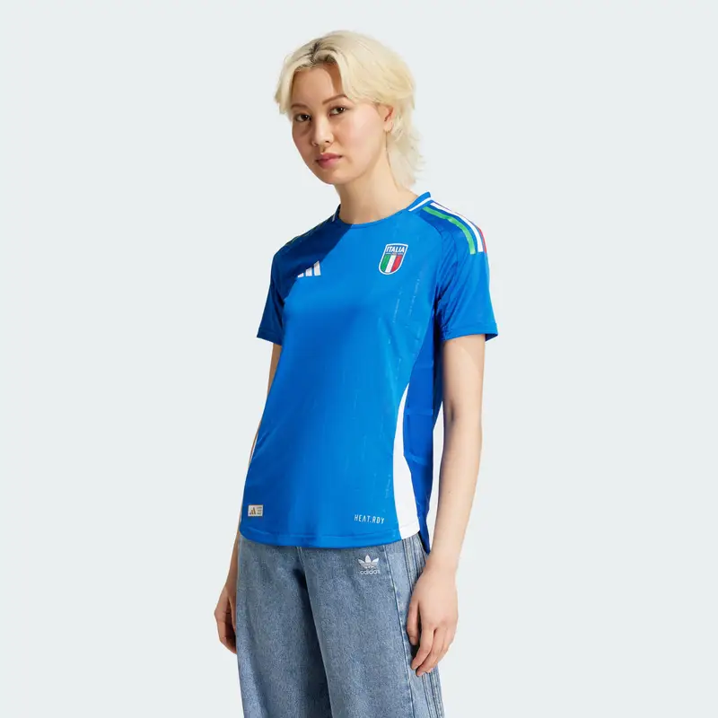 Italia Maglia Home Authentic Women's Team 2024 | Adidas Blu