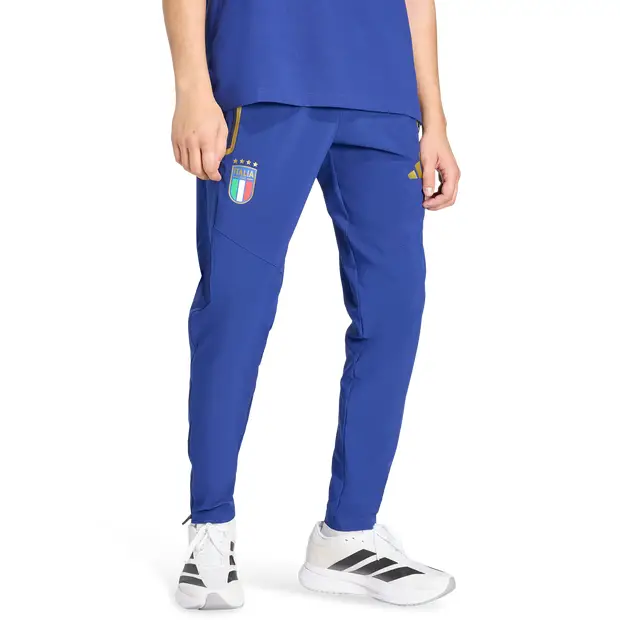 Adidas Italy Uomo - Pantaloni Blu - Woven Blue