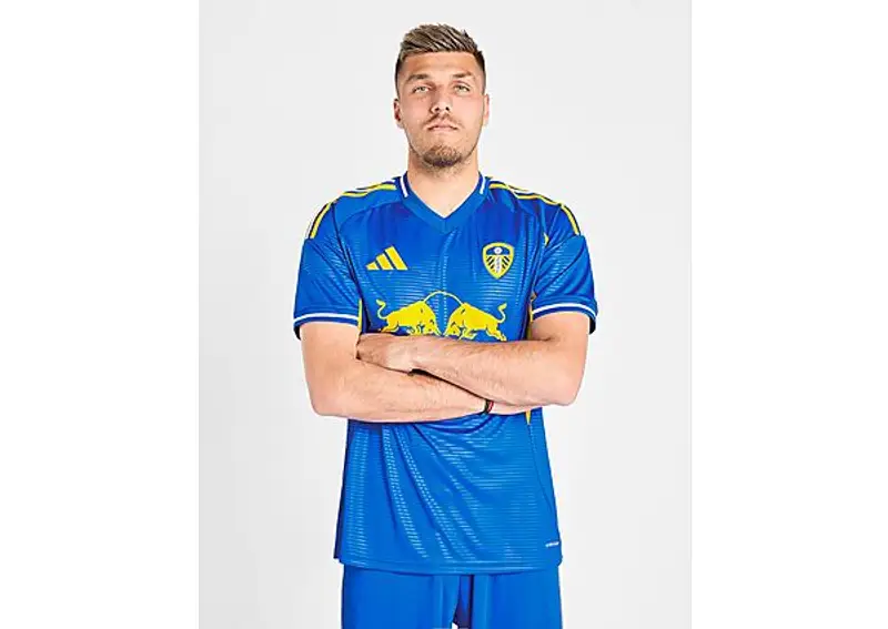 adidas Leeds United FC 2025/26 Maglia Trasferta, Blu