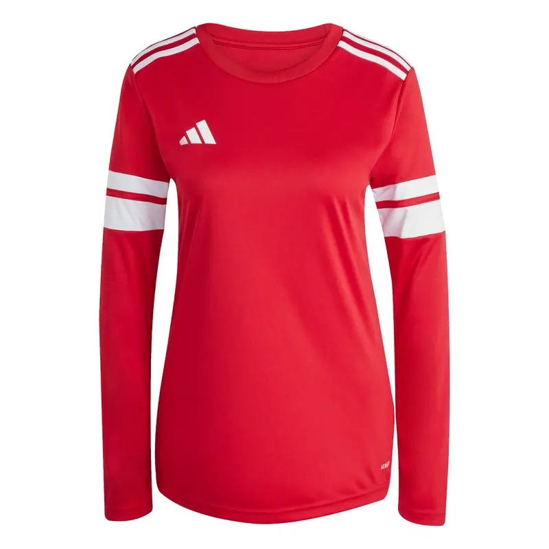 Adidas Maglia a maniche lunghe da donna Squadra25 Rouge