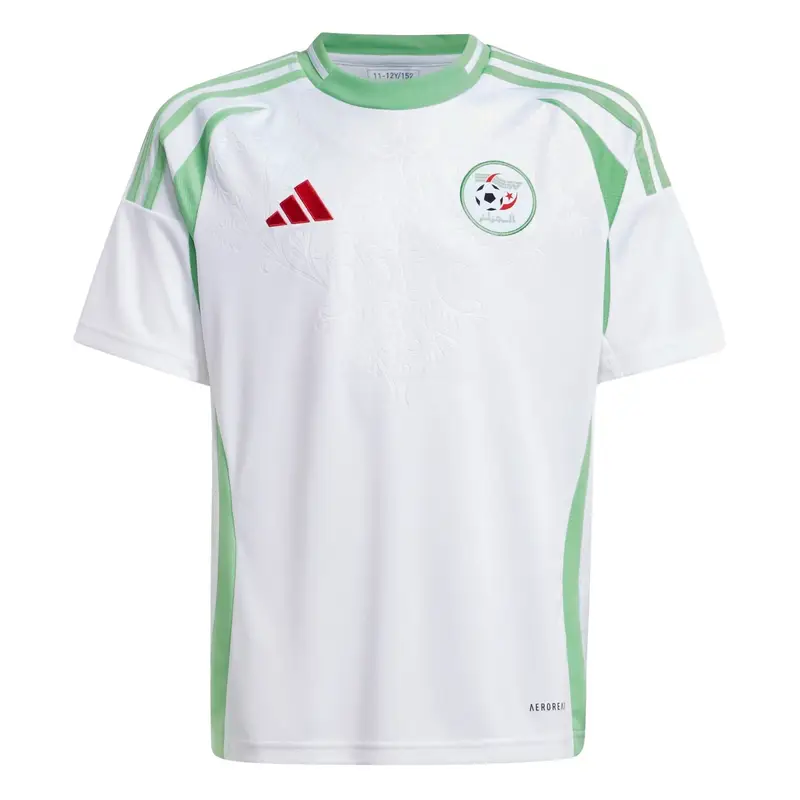 Adidas Maglia Casa bambino Algérie 2025 Blanc