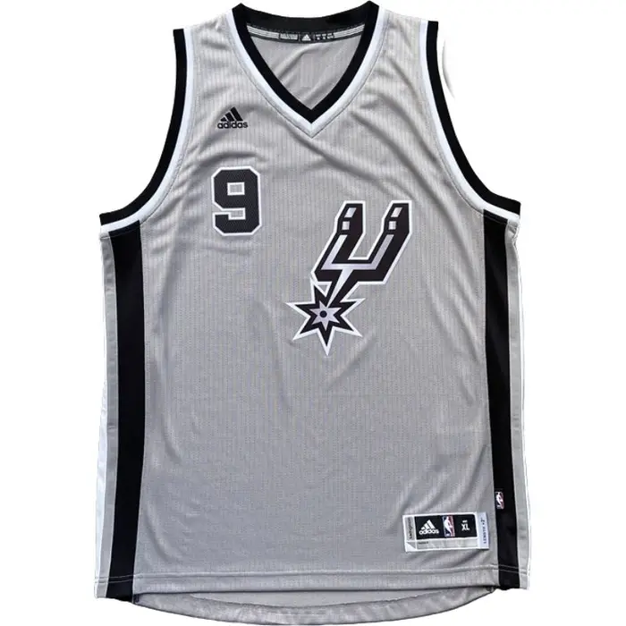Maglia da Basket Adidas X NBA Collaboration San Antonio Spurs Swingman Edizione Fan Tony Parker Morbida Confortevole Delicata sulla Pelle 7470A-3HU-K9177 XL