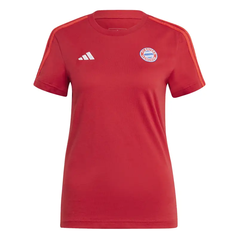 Adidas Maglia da donna Bayern Munich 3-Stripes 2024/25 Rouge