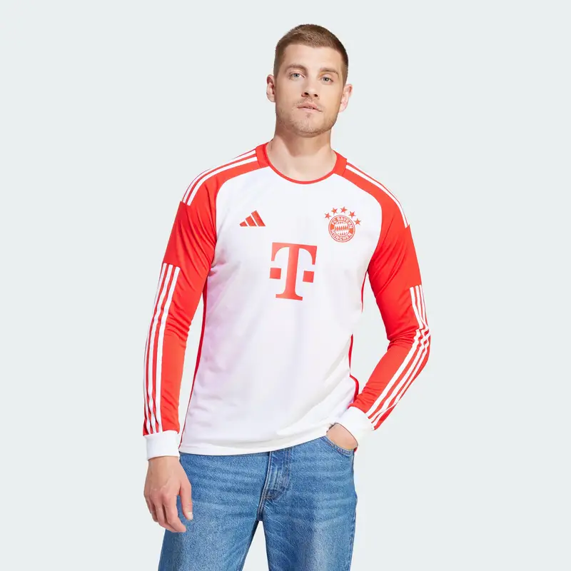 Maglia Home 23/24 Long Sleeve FC Bayern München | Adidas Bianco